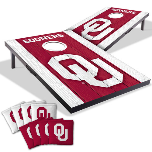 Oklahoma Sooners 2' x 3' MDF Cornhole Set