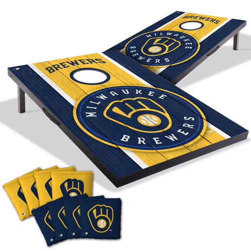 Milwaukee Brewers 2' x 3' MDF Cornhole Set