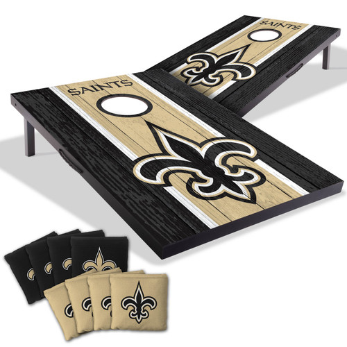 New Orleans Saints 2' x 3' MDF Cornhole Set