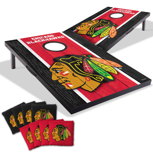 Chicago Blackhawks 2' x 3' MDF Cornhole Set