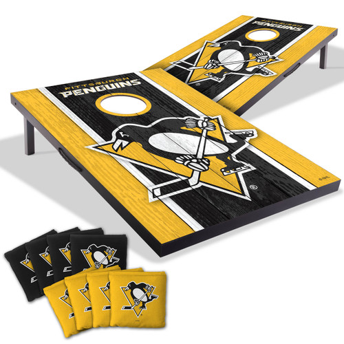 Pittsburgh Penguins 2' x 3' MDF Cornhole Set