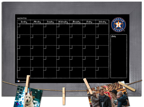 Houston Astros Monthly Chalkboard with Frame