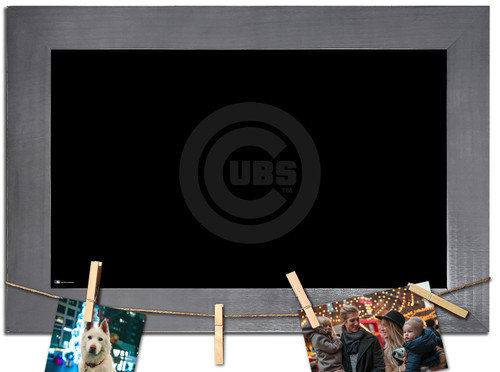 Chicago Cubs Chalkboard with Frame