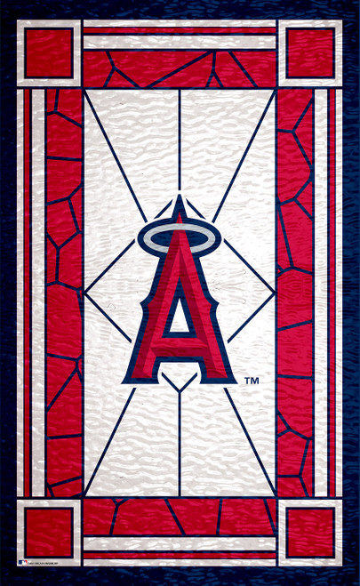 Los Angeles Angels MDF Base Wall Art