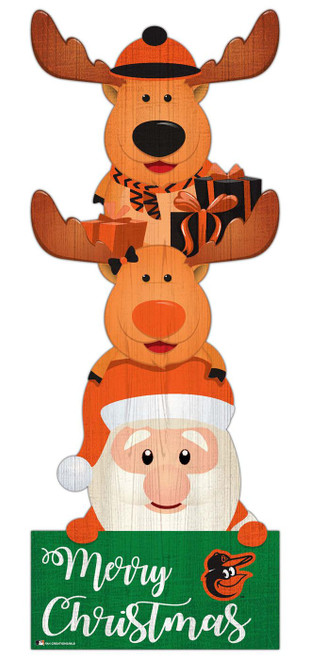 Baltimore Orioles 31" Santa Stack Leaner