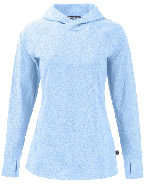 Cutter & Buck Adapt Recycled Soft Knit Stretch Women's Custom Hooded Pullover
