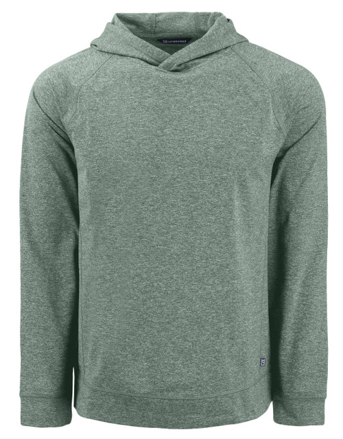 Cutter & Buck Adapt Recycled Soft Knit Stretch Men's Custom Heathered Hooded Pullover