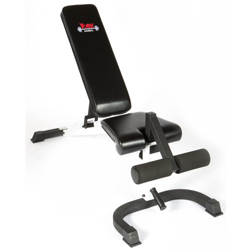 York FTS Flat/Incline/Decline Adjustable Weight Bench with Foot Hold-Down