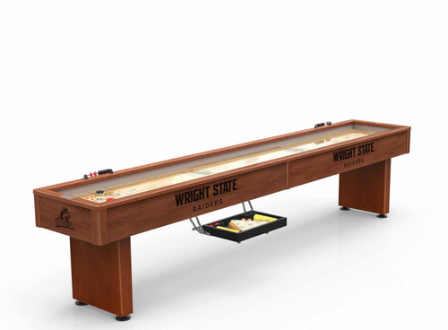 Wright State Raiders 12' Shuffleboard Table