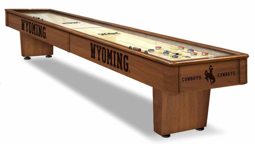Wyoming Cowboys 12' Shuffleboard Table