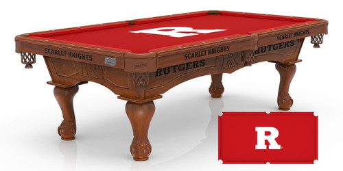 Rutgers Scarlet Knights Pool Table