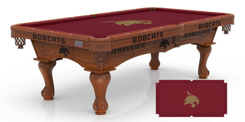 Texas State Bobcats Pool Table