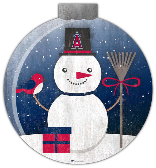 Los Angeles Angels 12" Snow Globe Wall Art