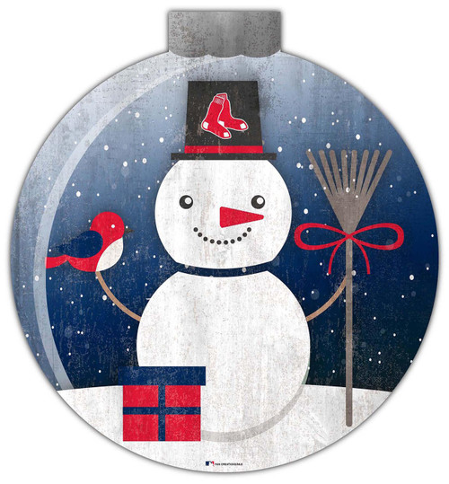 Boston Red Sox 12" Snow Globe Wall Art