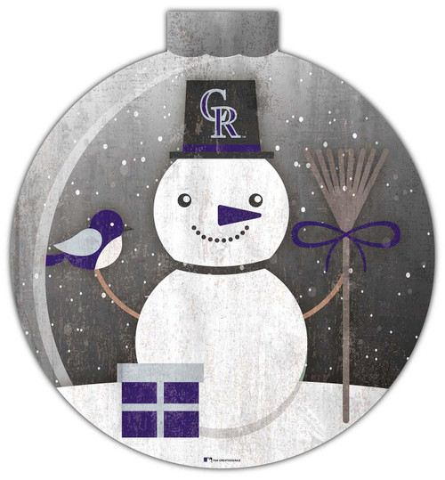 Colorado Rockies 12" Snow Globe Wall Art