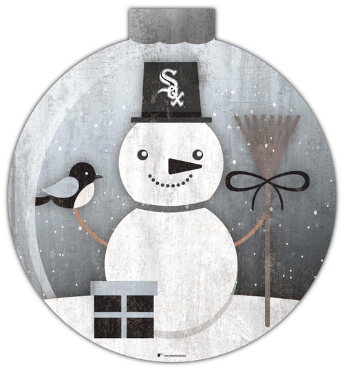 Chicago White Sox 12" Snow Globe Wall Art