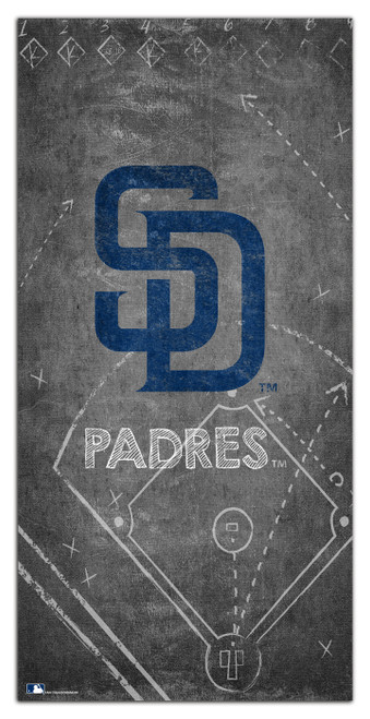 San Diego Padres 6" x 12" Chalk Playbook Sign