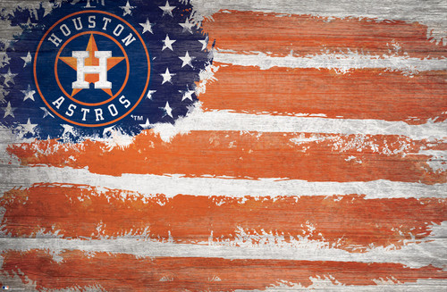 Houston Astros 17" x 26" Flag Sign