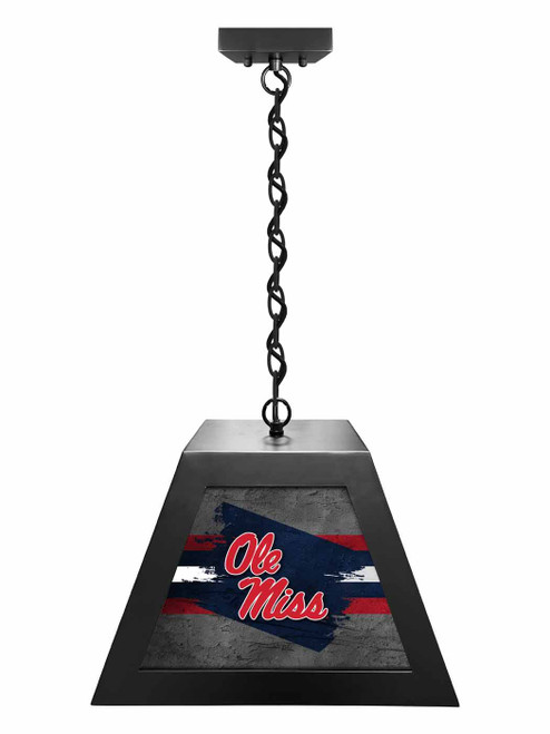 Ole Miss Rebels Pendant Box Light
