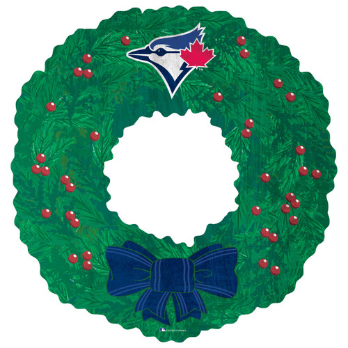 Toronto Blue Jays 16" Team Wreath Sign