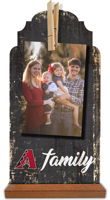 Arizona Diamondbacks Family Tabletop Clothespin Picture Holder