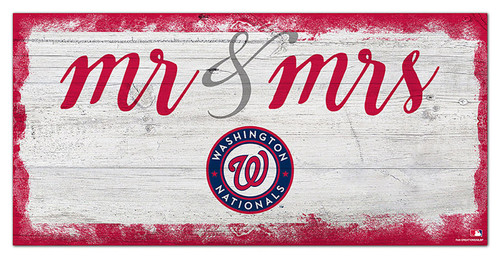 Washington Nationals Script Mr. & Mrs. Sign