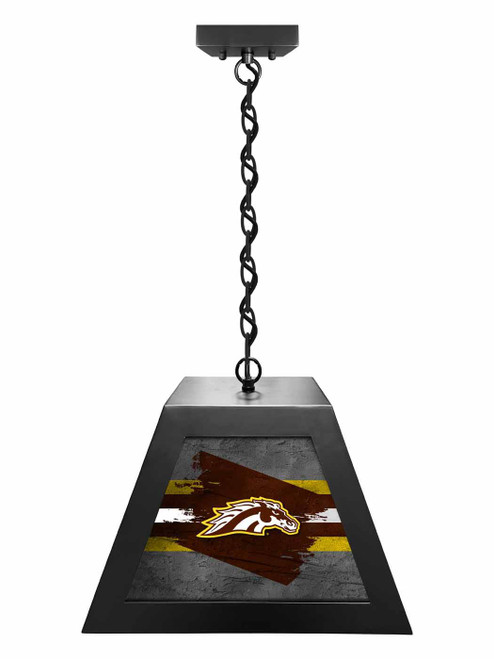 Western Michigan Broncos Pendant Box Light