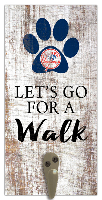 New York Yankees Leash Holder Sign