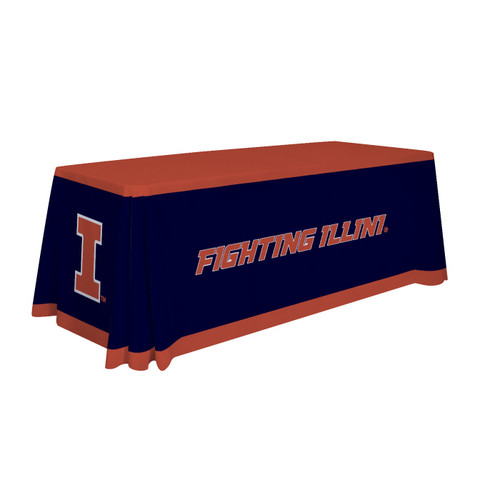 Illinois Fighting Illini 6' Table Throw