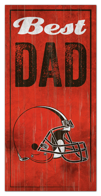 Cleveland Browns Best Dad Sign