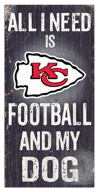 Kansas City Chiefs Football & My Dog Sign