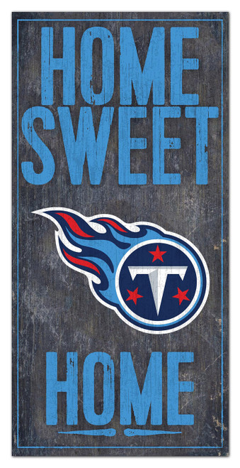 Tennessee Titans 6" x 12" Home Sweet Home Sign