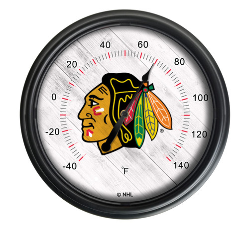 Chicago Blackhawks Indoor/Outdoor LED Thermometer