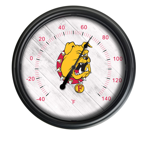 Ferris State Bulldogs Indoor/Outdoor LED Thermometer