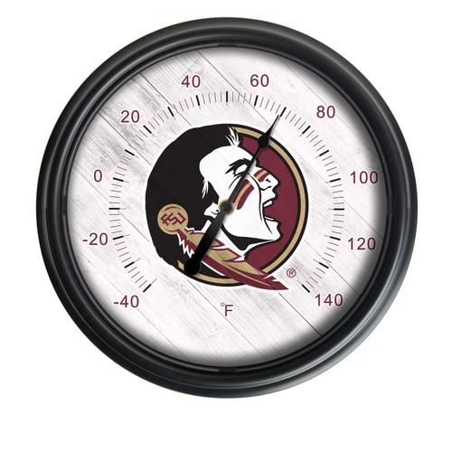 Florida State Seminoles Head Indoor/Outdoor LED Thermometer