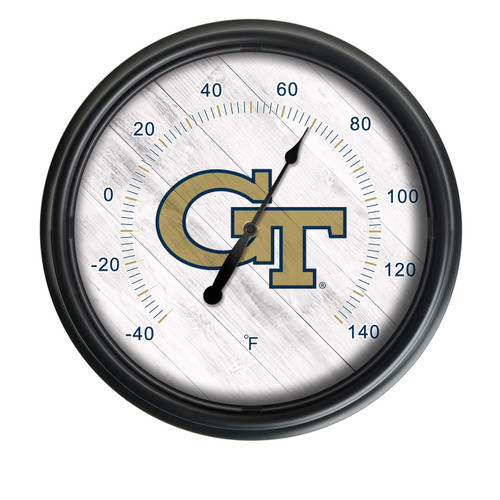 Georgia Tech Yellow Jackets Indoor/Outdoor LED Thermometer