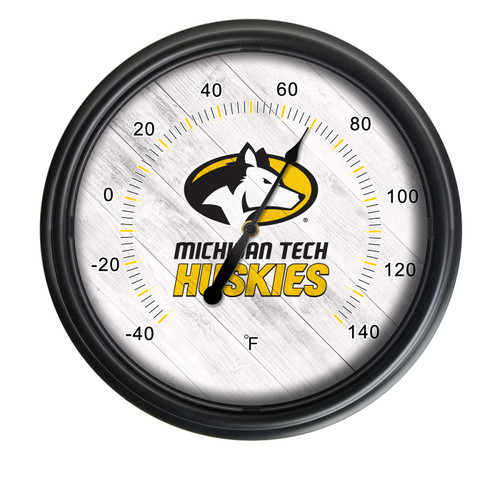 Michigan Tech Huskies Indoor/Outdoor LED Thermometer