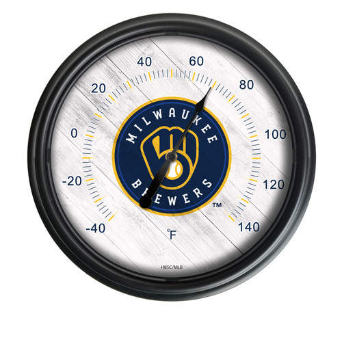 Milwaukee Brewers Indoor/Outdoor LED Thermometer