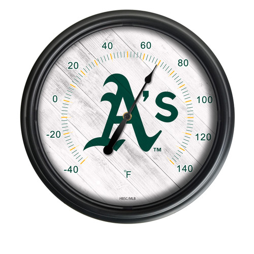 Oakland Athletics Indoor/Outdoor LED Thermometer