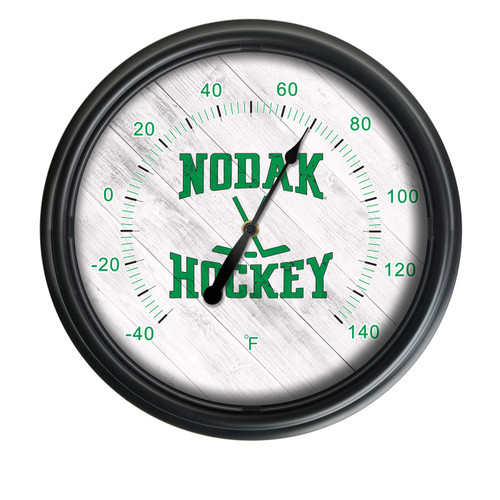 North Dakota Hockey Indoor/Outdoor LED Thermometer