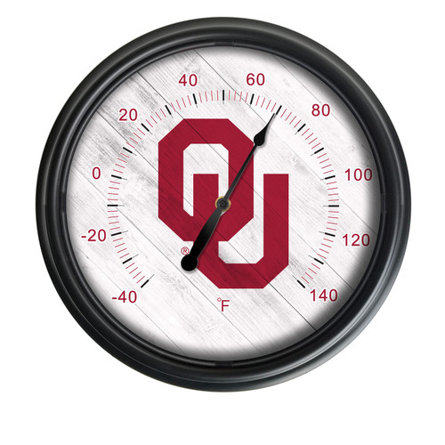 Oklahoma Sooners Indoor/Outdoor LED Thermometer
