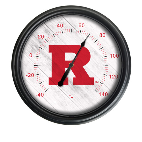 Rutgers Scarlet Knights Indoor/Outdoor LED Thermometer