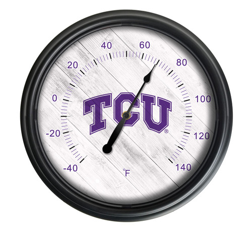 TCU Horned Frogs Indoor/Outdoor LED Thermometer