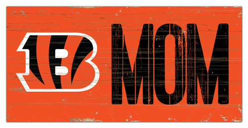 Cincinnati Bengals 6" x 12" Mom Sign