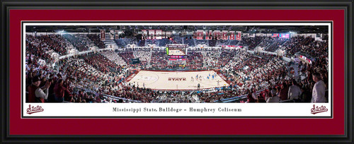 Mississippi State Bulldogs Humphrey Coliseum Basketball Panorama