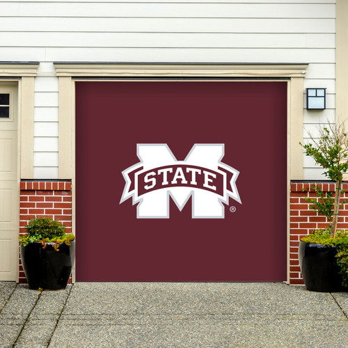 Mississippi State Bulldogs Single Garage Door Banner