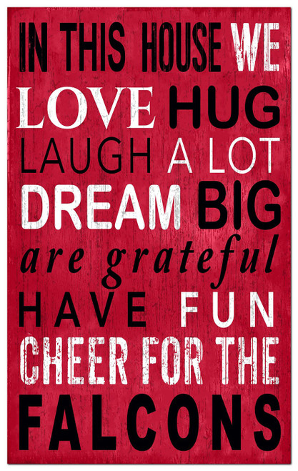 Atlanta Falcons In This House Sign