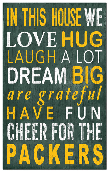 Green Bay Packers In This House Sign