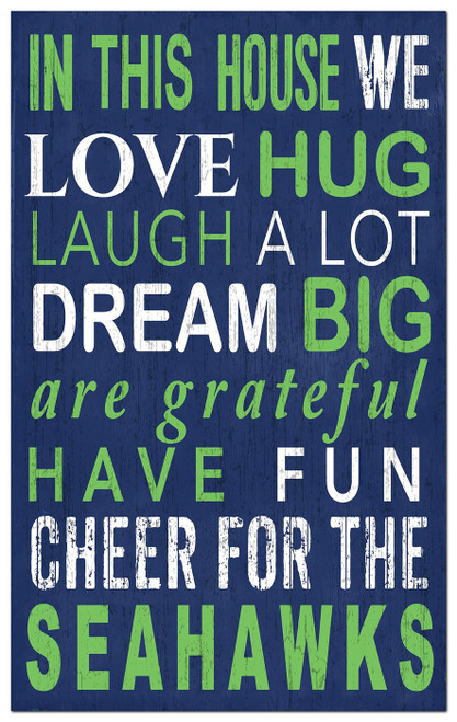 Seattle Seahawks In This House Sign