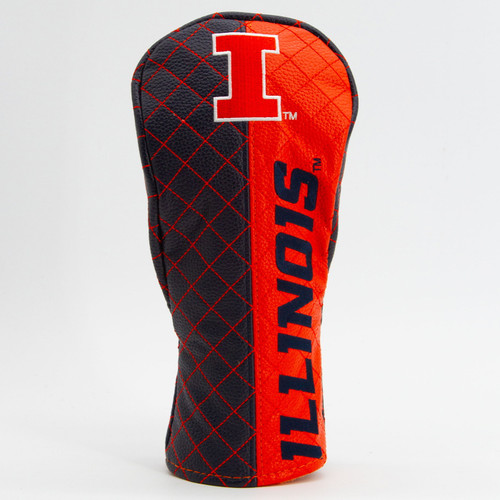Illinois Fighting Illini Split Quilted Golf Fairway Headcover